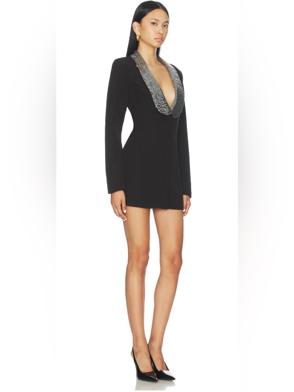 superdown Ariane Mini Dress in Black
